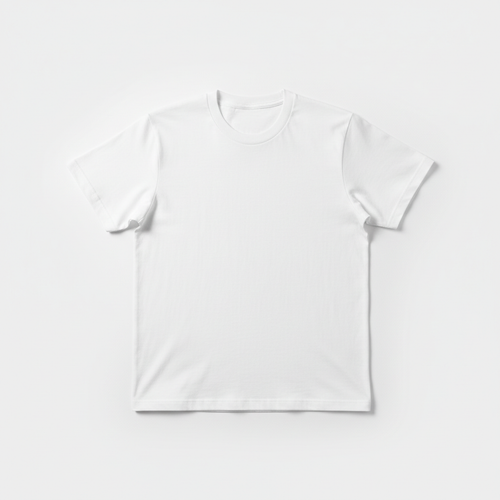 Classic White Crew Neck T-Shirt