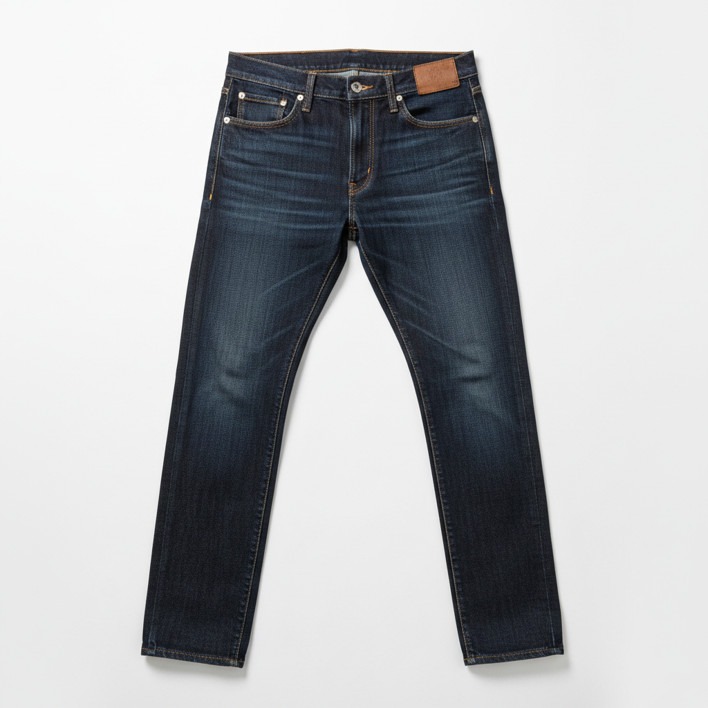 Dark Blue Denim Jeans