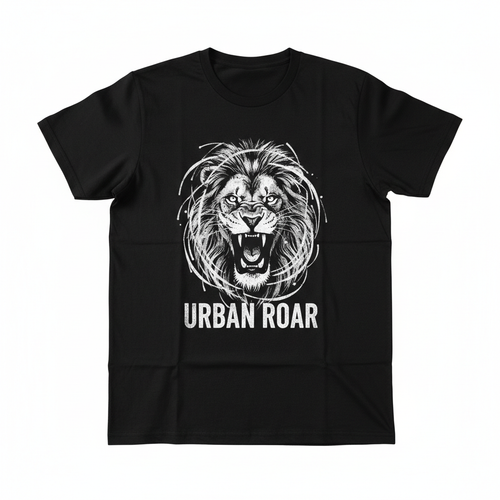 Black Graphic Print T-Shirt